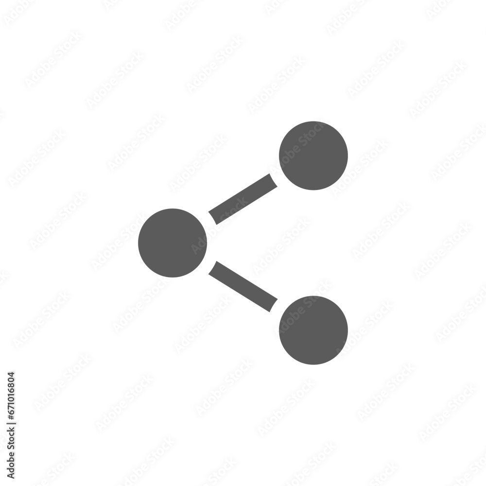 Poster share icon design vector template