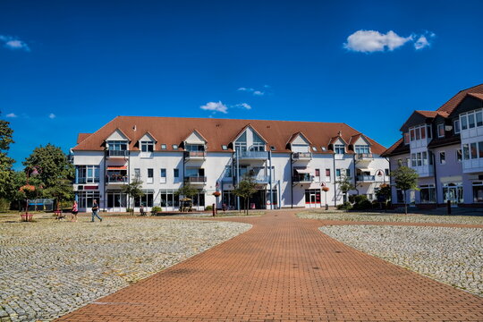 premnitz, deutschland - marktplatz 
