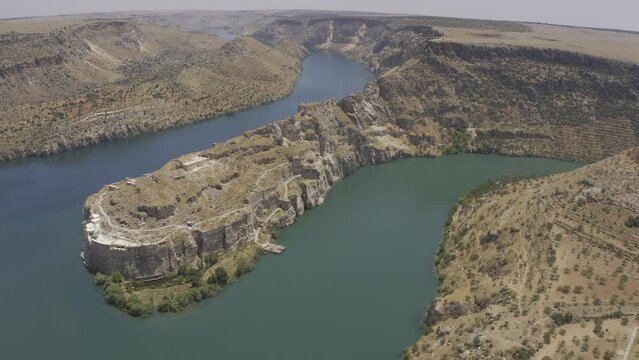 Aerial, Rumkale Viewpoint, Turkey