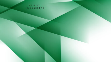 Green color triangular background. A sample with polygonal shapes.