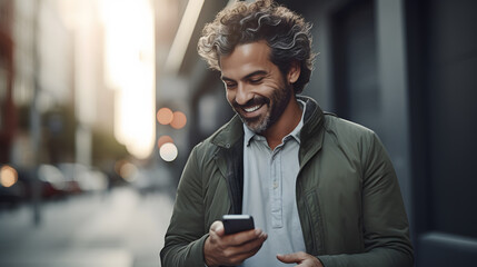 person using cell phone