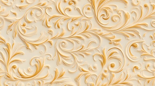 texture decorative Venetian stucco for backgrounds.Luxury white wall design bas-relief with stucco mouldings roccoco element