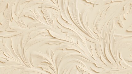 texture decorative Venetian stucco for backgrounds.Luxury white wall design bas-relief with stucco mouldings roccoco element - Powered by Adobe