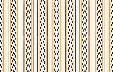 Ethnic abstract ikat art. Aztec ornament print. geometric ethnic pattern seamless  color oriental.  Design for background ,curtain, carpet, wallpaper, clothing, wrapping, Batik, vector illustration.