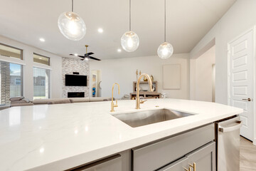 a home kitchen 