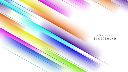 Colorful lines background with gradient color. Shiny moving lines design element. Futuristic technology concept.