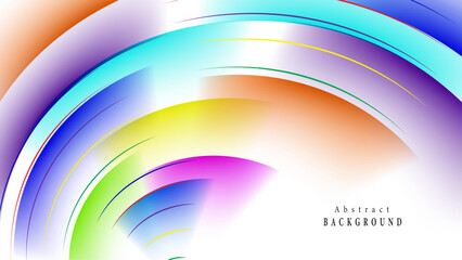 Abstract colorful lines background. Geometric stripe line art design. Modern shiny color gradient lines. Futuristic technology concept.