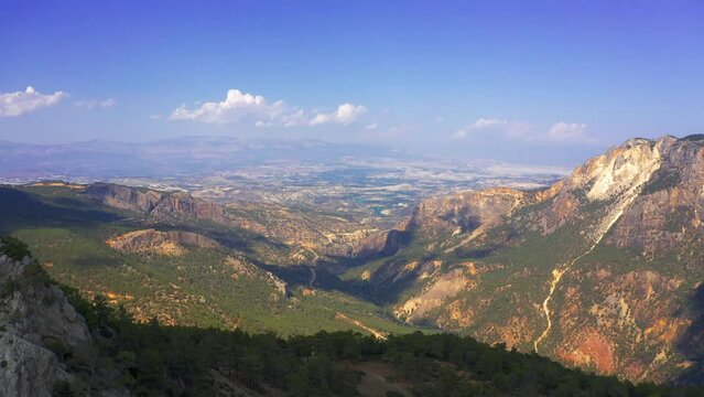 Aerial, Landscapes In Karaman Region, Turkey