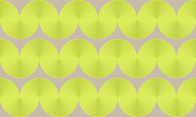 60s Retro Style And Mid-Century Aesthetics Vector Pattern Background Made With Abstract Geometric Shapes