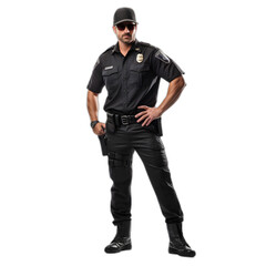 undercover cop on a stakeout isolated on transparent or white background, png