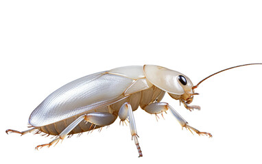 White Cockroach Rare Insect Transparent PNG