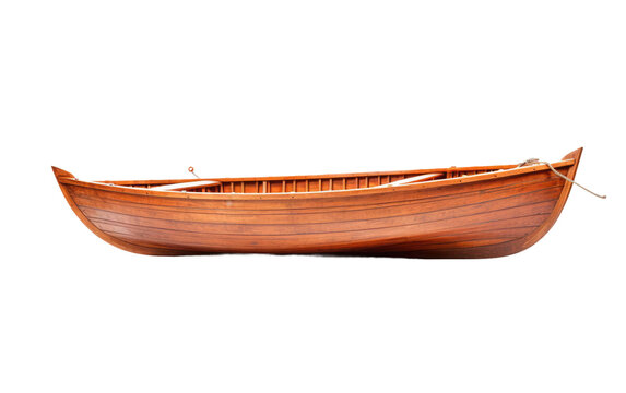 Classic Wooden Boat Design Transparent PNG