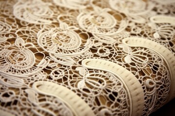 Intricate Lace Edging.