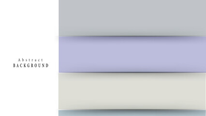 Purple grey 3d stripe lines background. Geometric stripe line art design. Modern wallpaper template.