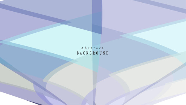 Minimal light color background with translucent triangles. Vector illustration.