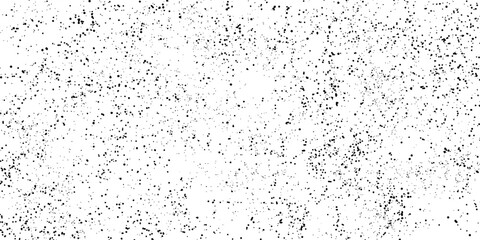 Grunge old detailed black abstract texture. Dots, spots, splashes, ink. Vector background.