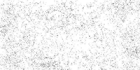 Grunge old detailed black abstract texture. Dots, spots, splashes, ink. Vector background.