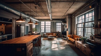 Modern workspace of young entrepreneurs and startups.