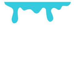 Paint Blue colorful dripping splatter , Color splash or Dropping Background vector design