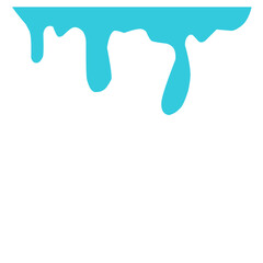 Paint Blue colorful dripping splatter , Color splash or Dropping Background vector design