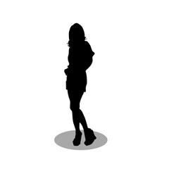 Women silhouette vector