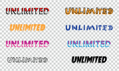 Unlimited, T-Shirt Design Bundle, SVG T Shirt Design Bundle, Typography SVG bundle design, Typography design, SVG Bundle with Retro style on White Background, Quotes SVG Bundle, t shirt designs bundle