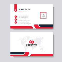 Vector creative modern business card