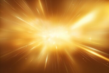 Naklejka premium Abstract Background With Golden Light Lens Flare