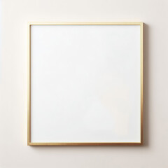 Gold Frame on the Wall