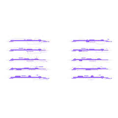 Technology Futuristic Border