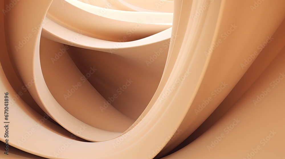 Poster a close up of a beige fabric with wavy lines on it. generative ai