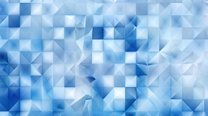  a blue abstract background with a lot of small triangles in it.  generative ai