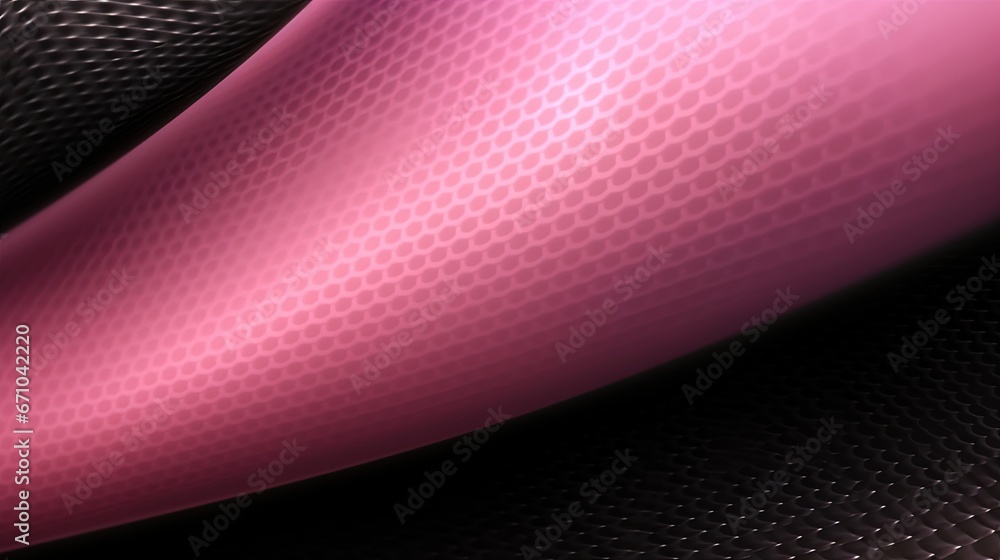 Aufkleber a close up of a pink and black background with a pattern. generative ai