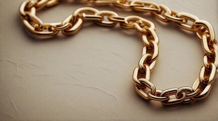 Portrait of Chain Necklaces against textured background, background image, AI generated