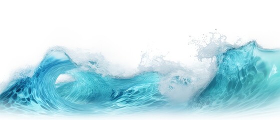 Beautiful textured turquoise sea natural wave