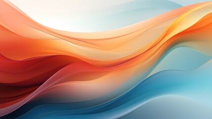 Fototapeta premium Abstract colorful background. Modern gradient illustration, minimal design. Futuristic pastel artwork, digital drawing for interior design, fashion textile fabric, poster, wallpaper