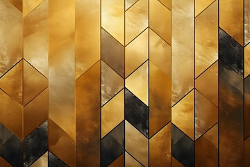 Golden Geometric Art Background A Versatile Texture for Design, Print, Wallpaper, Posters, Cards, Murals, Rugs, Hanging Pictures