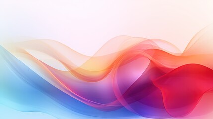  a colorful abstract background with wavy lines on a white background.  generative ai