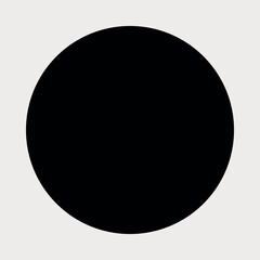 Sphere, Ball, Moon, Sun, Round, circle, Luna. Abstract minimalistic clean and simple Circle design element.