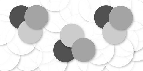 abstract vector circle pattern for background. geometric texture of white paper circles in shining light with soft shadows as mess pattern, colourefull 3d bubble shape concept us for decoration