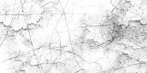 Distressed Cracked splat stain dirty black overlay or screen effect use for grunge background. Distress concrete wall dust and noise scratches on a black background. dirt overlay or screen effect.