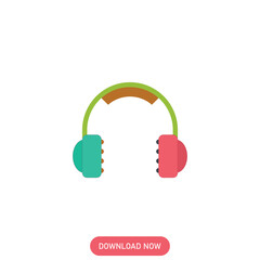 headphones icon vector