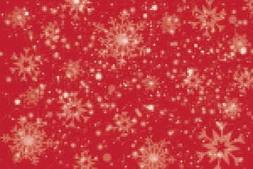 Fototapeta na wymiar Falling Snow Overlay Background. Snowfall Winter Christmas Background. Vector Illustration.