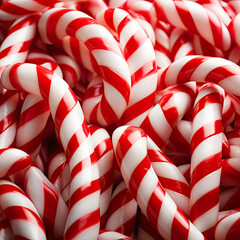 Delicious Crimson Holiday Confection: Close-up of Sugary Treats and Pastry generated with AI