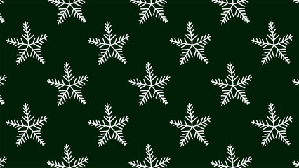 Seamless Christmas or New Year pattern with snowflakes. Gift paper or fabric print