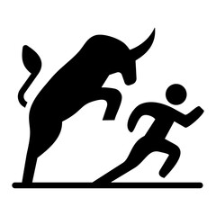 The Running Of The Bulls Icon