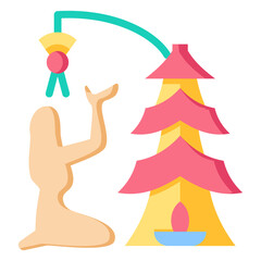 Galungan Balinese Festival Icon