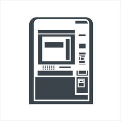 ATM Machine Icon stock illustration