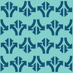 Seamless pattern with daisy flower