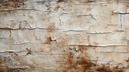 Fototapeta premium Immersed in a sea of beige, a textured wall stands guard over the secrets and stories of the untamed wood